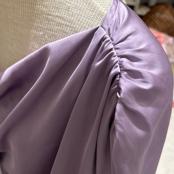 DO+BE Soft Purple Drape Blouse - Picture 4 of 5